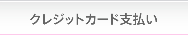 クレジットカード支払い